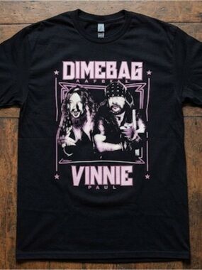 Pantera Abbott Brothers Tour Shirt Men’s Size 2XL Black